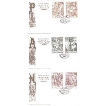 Koperty FDC 1151 Bohaterowie Pana Tadeusza