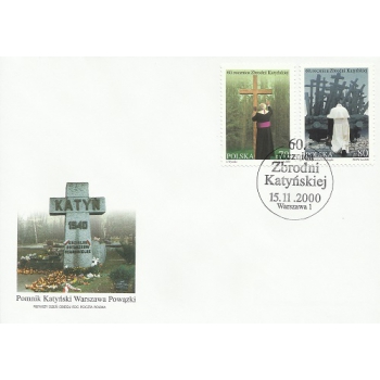 Koperta FDC 1162 60. rocznica zbrodni katyńskiej