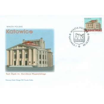 FDC 1338 Miasta polskie - Katowice
