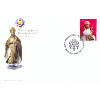 FDC 1356 Wizyta Papieża Benedykta XVI w Polsce