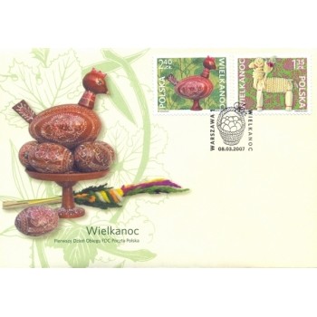Koperta FDC 1376 Wielkanoc