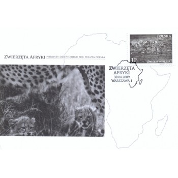 FDC 1459  Zwierzęta Afryki