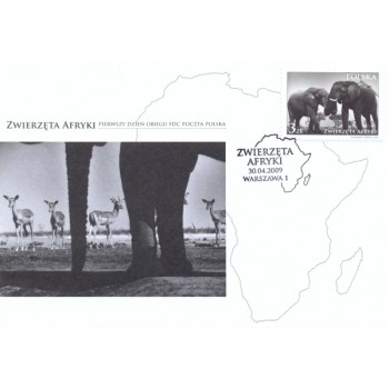 FDC 1462 Zwierzęta Afryki