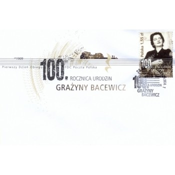 FDC 1464 100. rocznica urodzin Grażyny Bacewicz