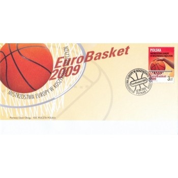 FDC 1478 Mistrzostwa Europy w koszykówce mężczyzn EuroBasket 2009