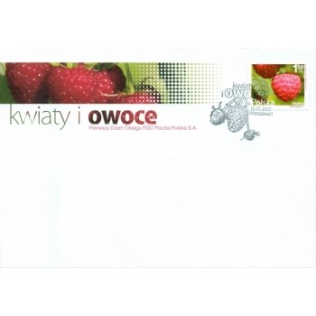 FDC 1563 Kwiaty i owoce - malina