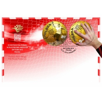 FDC 1748  XII Mistrzostwa Europy w Piłce Ręcznej Mężczyzn EHF EURO 2016