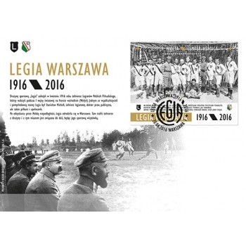 FDC 1760 Legia Warszawa 1916/2016