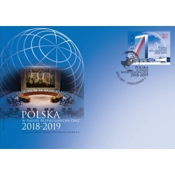 FDC 1867 Polska w Radzie Bezpieczeństwa ONZ 2018-2019
