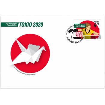 FDC 2123  XVI Letnie Igrzyska Paraolimpijskie TOKIO 2020  .