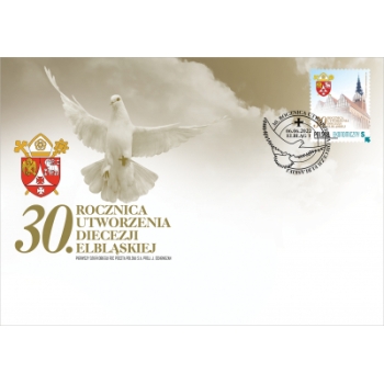 FDC 2182 30. rocznica utworzenia diecezji elbląskiej