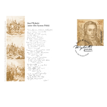 Koperta FDC 2202 Józef Wybicki - autor słów hymnu Polski
