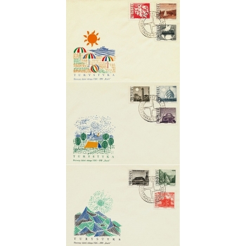 Koperty FDC 343 Turystyka