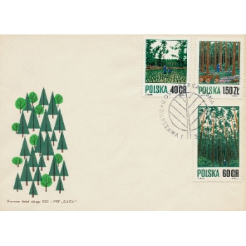 Koperta FDC 431 Gospodarka leśna