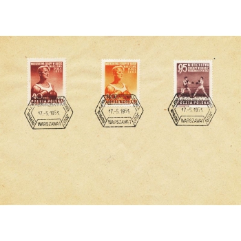 Koperta FDC 067 Mistrzostwa Europy w Boksie