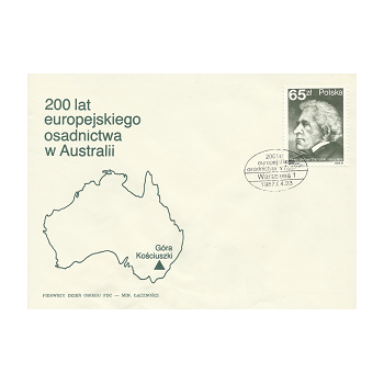 FDC 791 200. rocznica osadnictwa europejskiego w Australii