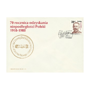 FDC 827 70. rocznica odzyskania niepodległości Polski (IV)