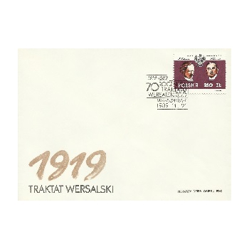 FDC 856  70. rocznica Traktatu Wersalskiego