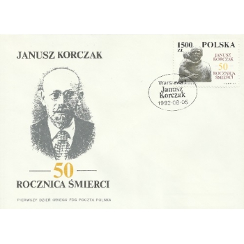 FDC 924 50. rocznica śmierci Janusza Korczaka