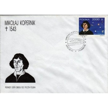 FDC 953 - 450.rocznica śmierci Mikołaja Kopernika