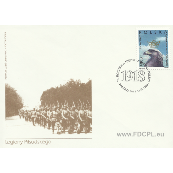 FDC 965 75.rocznica odzyskania niepodległości przez Polskę