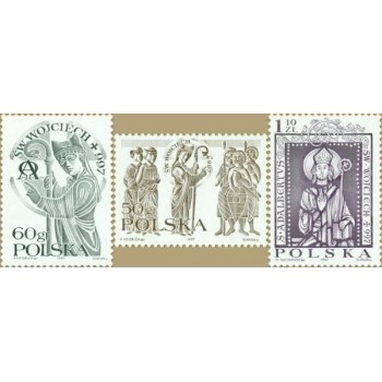 3494-3496 1000 rocznica śmierci św. Wojciecha