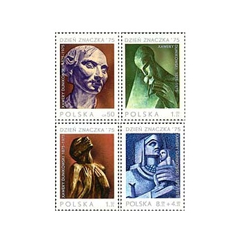 2262-2265 Dzień Znaczka 1975 - 100. rocznica urodzin Xawerego Dunikowskiego