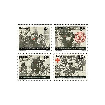 2782-2785  40. rocznica Powstania Warszawskiego