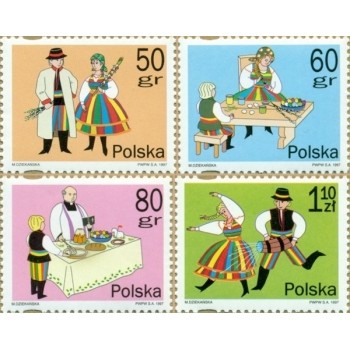 3488-3491 Wielkanoc