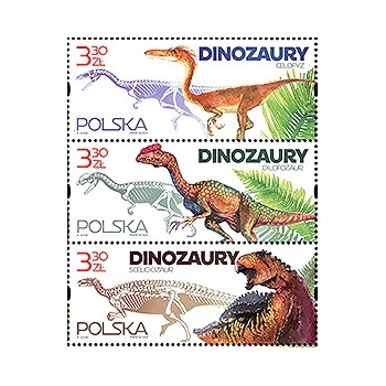 5111-5109 Dinozaury - trójka z arkusza